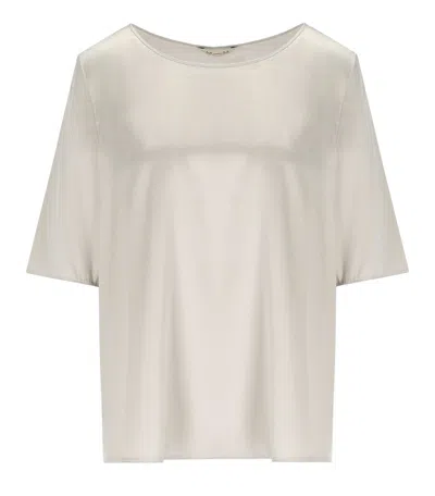 Mm Max Mara Lasti Ice Blouse In Grey