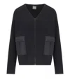Mm Max Mara Libero Black Cardigan In Black