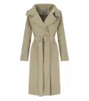 Mm Max Mara Moriana Sabbia Trench Coat In Neutral