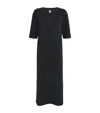 Mm Max Mara Onagro Midi Dress In Black