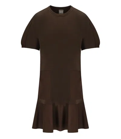 Mm Max Mara Onore Brown Dress