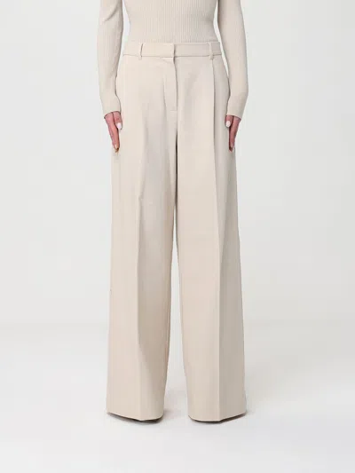 Mm Max Mara Pants Woman  In White