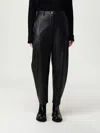 Mm Max Mara Pants  Woman Color Black In Black