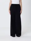 Mm Max Mara Pants  Woman Color Black In Animal Print