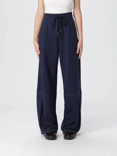 Mm Max Mara Pants  Woman Color Blue