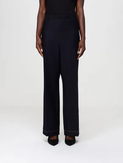 Mm Max Mara Pants Woman  In Blue
