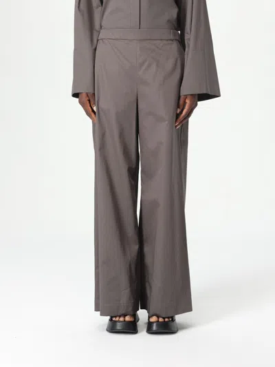Mm Max Mara Pants  Woman Color Brown In Brown