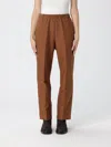 Mm Max Mara Pants  Woman Color Brown In Brown