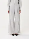 Mm Max Mara Pants  Woman Color Grey In グレー