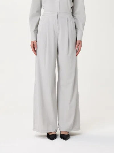 Mm Max Mara Pants  Woman Color Grey In グレー