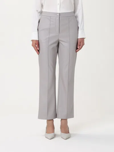 Mm Max Mara Pants  Woman Color Grey