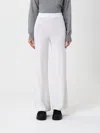 Mm Max Mara Pants  Woman Color White In White