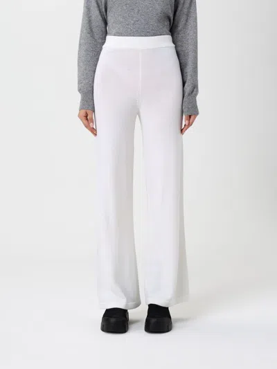 Mm Max Mara Pants  Woman Color White