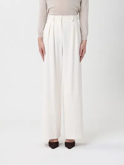 Mm Max Mara Pants  Woman Color White