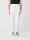 Mm Max Mara Pants  Woman Color White In White