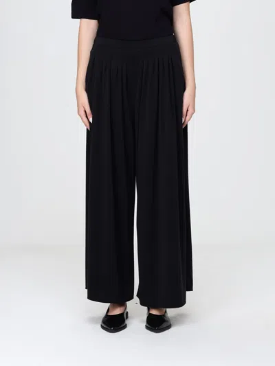 Mm Max Mara Pants Woman In Black