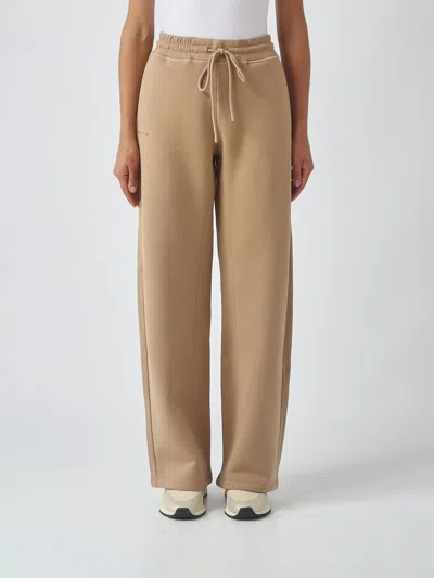 Mm Max Mara Pants Woman Color Camel In Brown