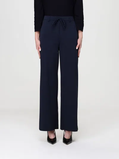 Mm Max Mara Pants Woman  In Blue