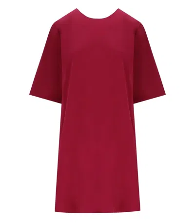 Mm Max Mara Pigna Red Dress