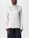 Mm Max Mara Shirt  Woman Color Beige In Gray