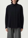 Mm Max Mara Shirt  Woman Color Black In Black