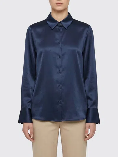Mm Max Mara Shirt  Woman Color Blue 1