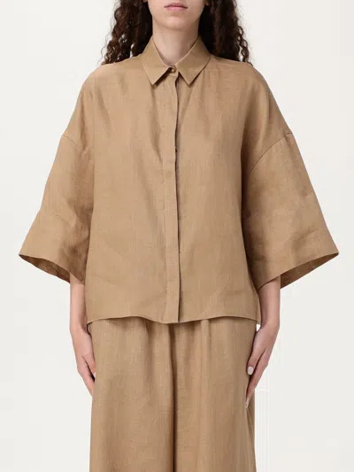 Mm Max Mara T-shirt  Woman Color Camel