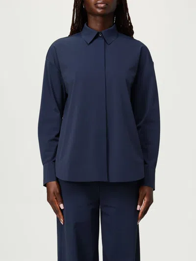 Mm Max Mara Shirt  Woman Color Navy In Blue
