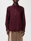 Mm Max Mara Shirt  Woman Color Red Purple In Burgundy