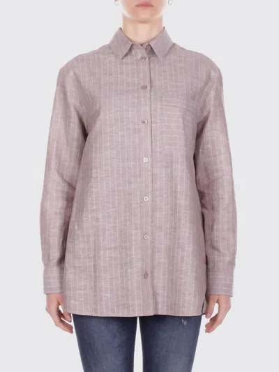 Mm Max Mara シャツ  レディース カラー ストライプ In Neutral