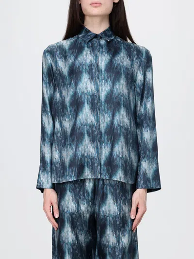 Mm Max Mara Shirt Woman In Blue