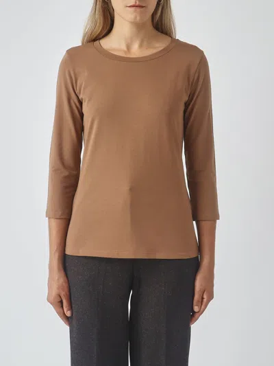 Mm Max Mara Shirt Woman Color Cocoa In Multi