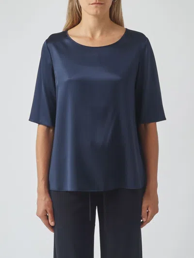 Mm Max Mara Shirt Woman Color Navy In Blue