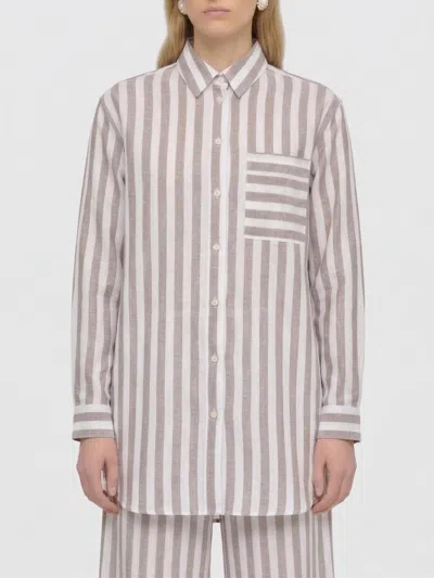 Mm Max Mara シャツ  レディース カラー ブラウン In Neutral