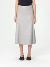 Mm Max Mara Skirt  Woman Color Grey In グレー