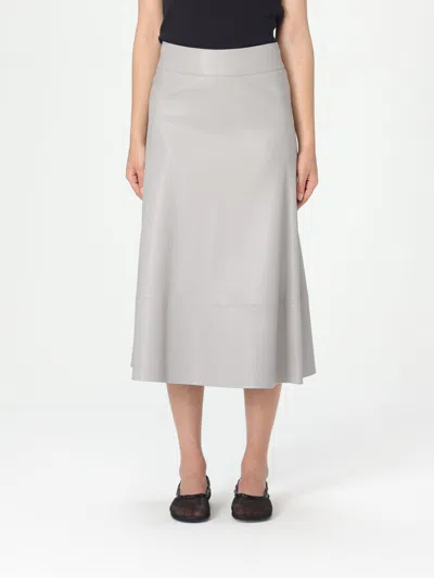 Mm Max Mara Skirt  Woman Color Grey In グレー
