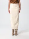 Mm Max Mara Skirt  Woman Color White In Neutral