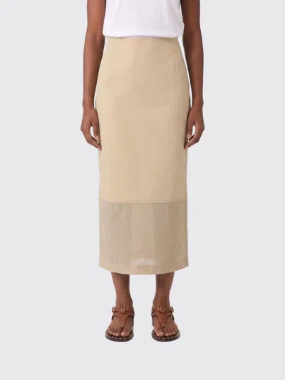 Mm Max Mara スカート  レディース カラー ミルク In Neutral