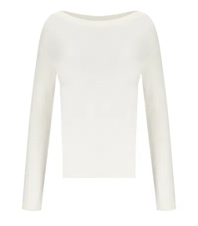 MM MAX MARA SVAGO WHITE SWEATER