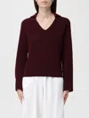 Mm Max Mara Sweater  Woman Color Burgundy In Burgundy