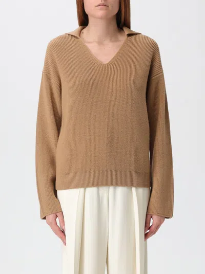 Mm Max Mara Sweater  Woman Color Camel In Brown