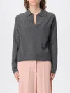 Mm Max Mara Sweater  Woman Color Grey In Blue