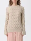 Mm Max Mara Sweater  Woman Color Natural In Brown