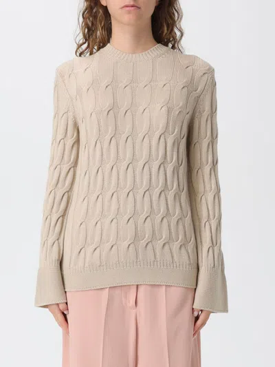 Mm Max Mara Sweater  Woman Color Natural In Brown