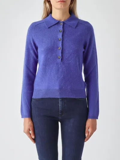 Mm Max Mara Sweater Woman In Blue