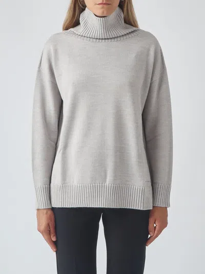 Mm Max Mara Sweater Woman Color Grey In Gray