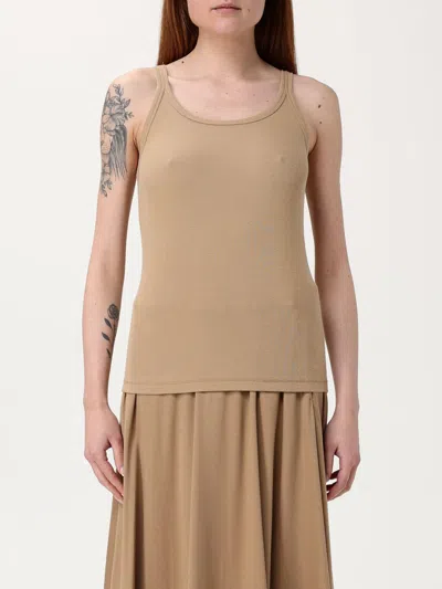 Mm Max Mara Top  Woman Color Camel