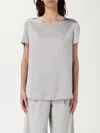 Mm Max Mara T-shirt  Woman Color Grey In グレー