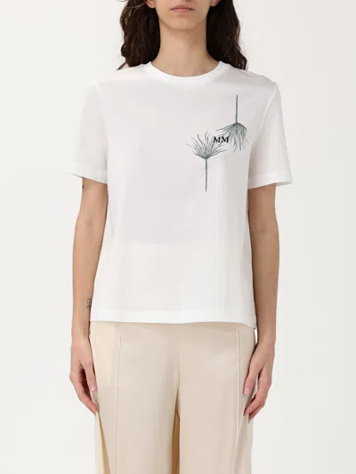 Mm Max Mara T-shirt  Woman Color White