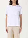 Mm Max Mara T-shirt  Woman Color White In White